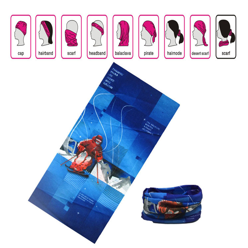Multifunctional Microfiber Seamless Bandanas