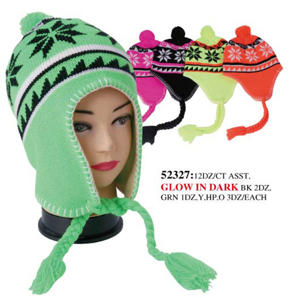 Acrylic Knitted Scarves/Beanie/Gloves