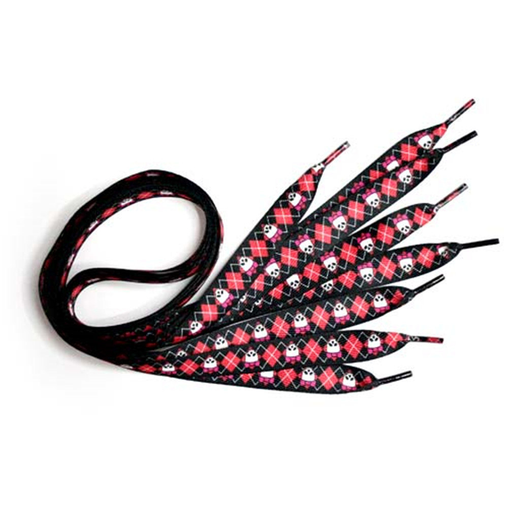 Dye Sublimation Printed Flat Shoelace