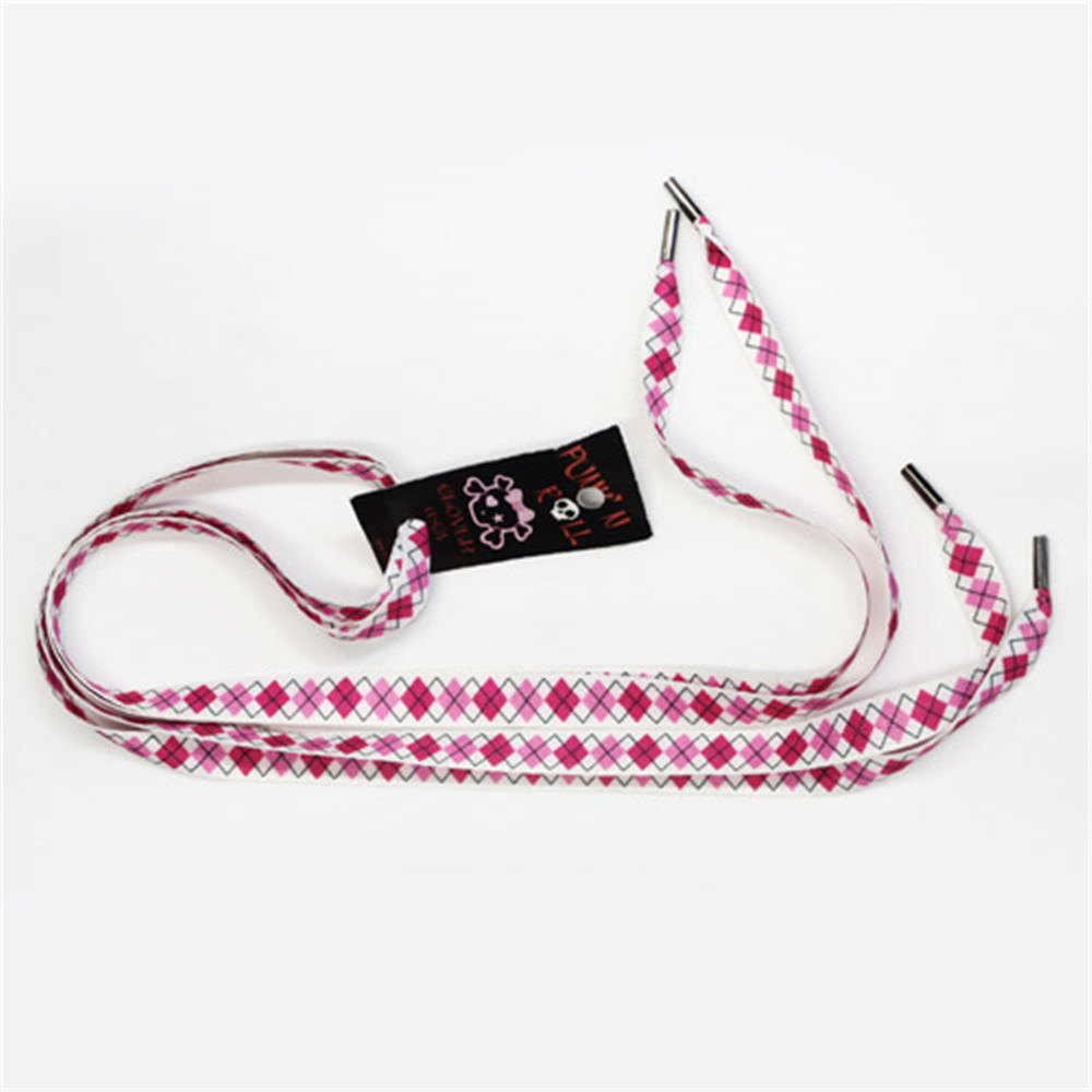 Dye Sublimation Printed Flat Shoelace