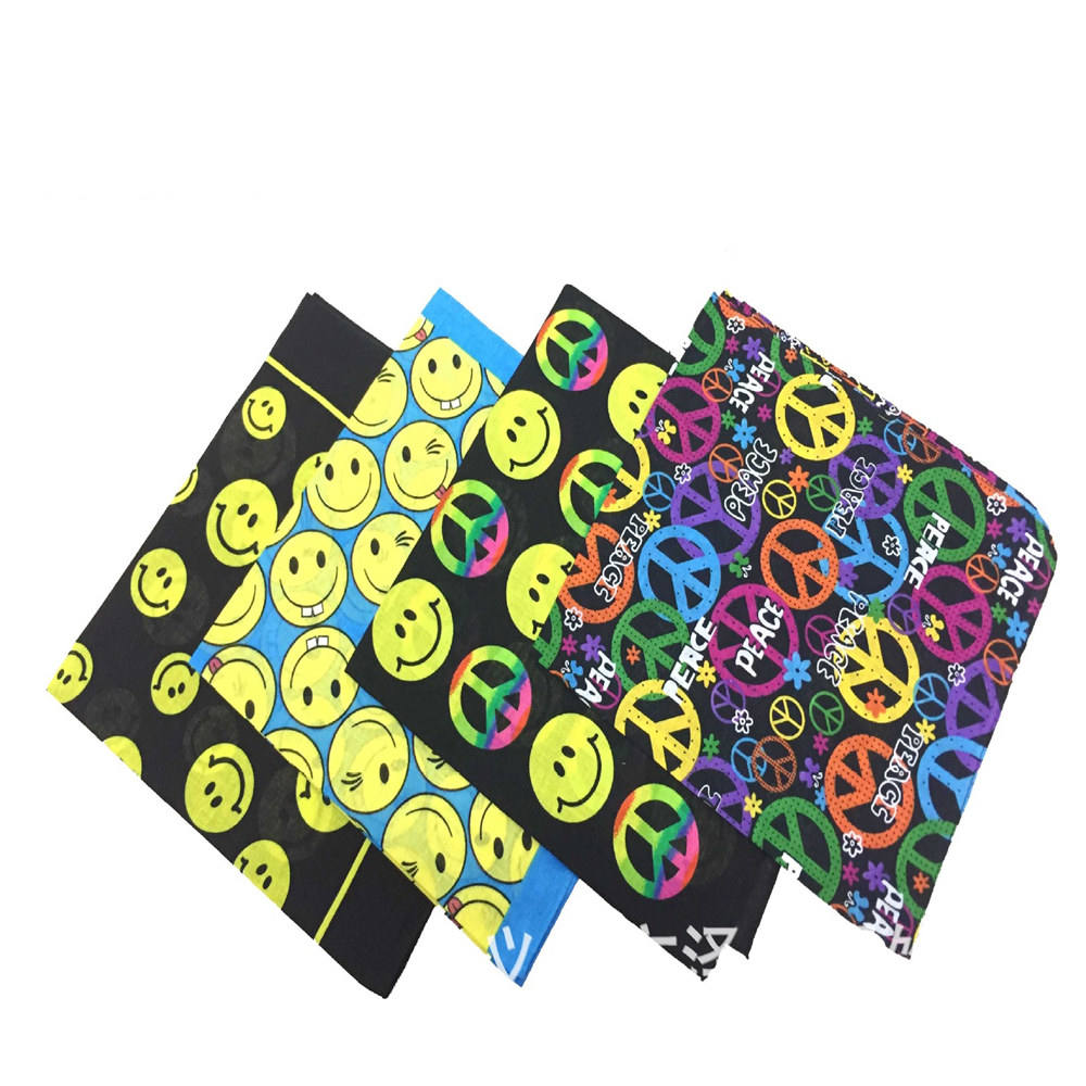 Square Polyester Cotton Bandana