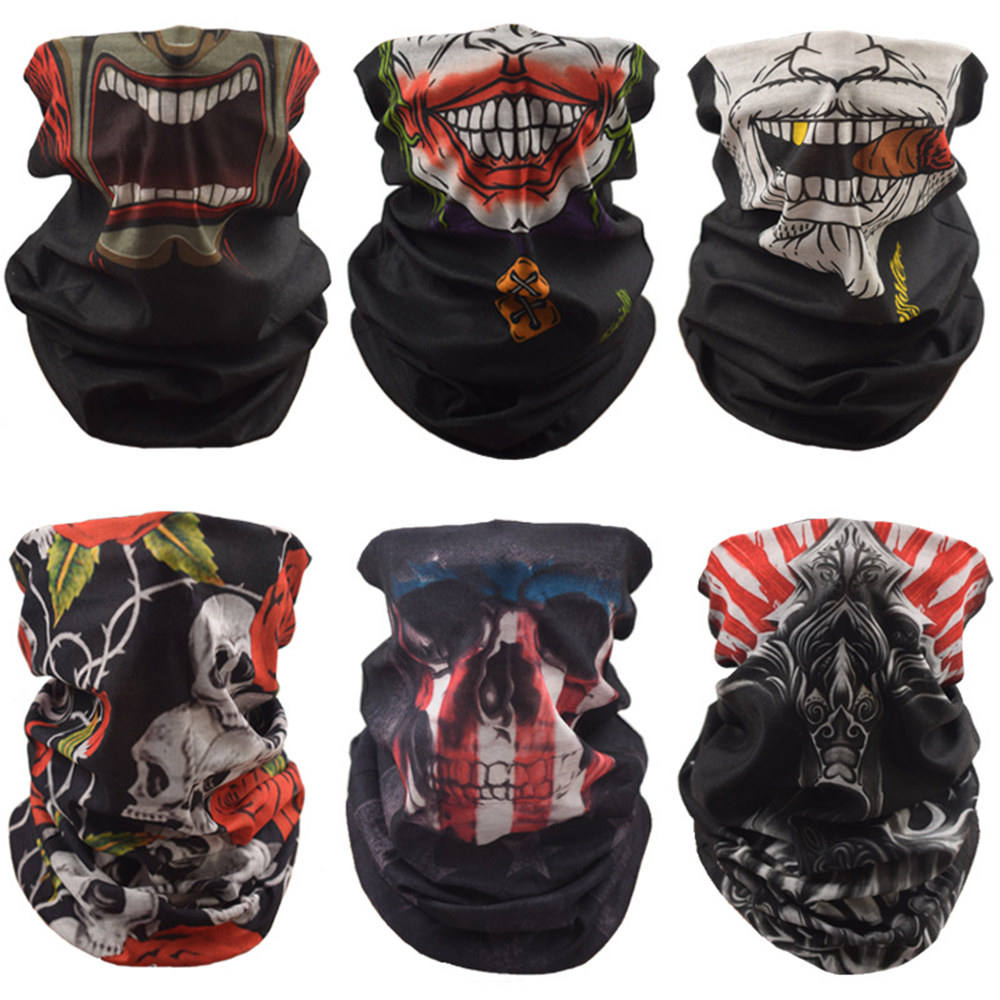 Multifunctional Microfiber Seamless Bandanas