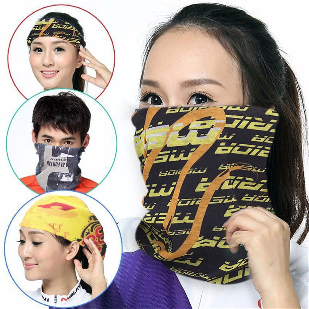 Multifunctional Microfiber Seamless Bandanas
