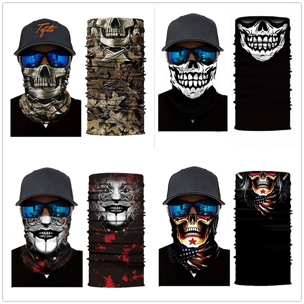 Multifunctional Microfiber Seamless Bandanas