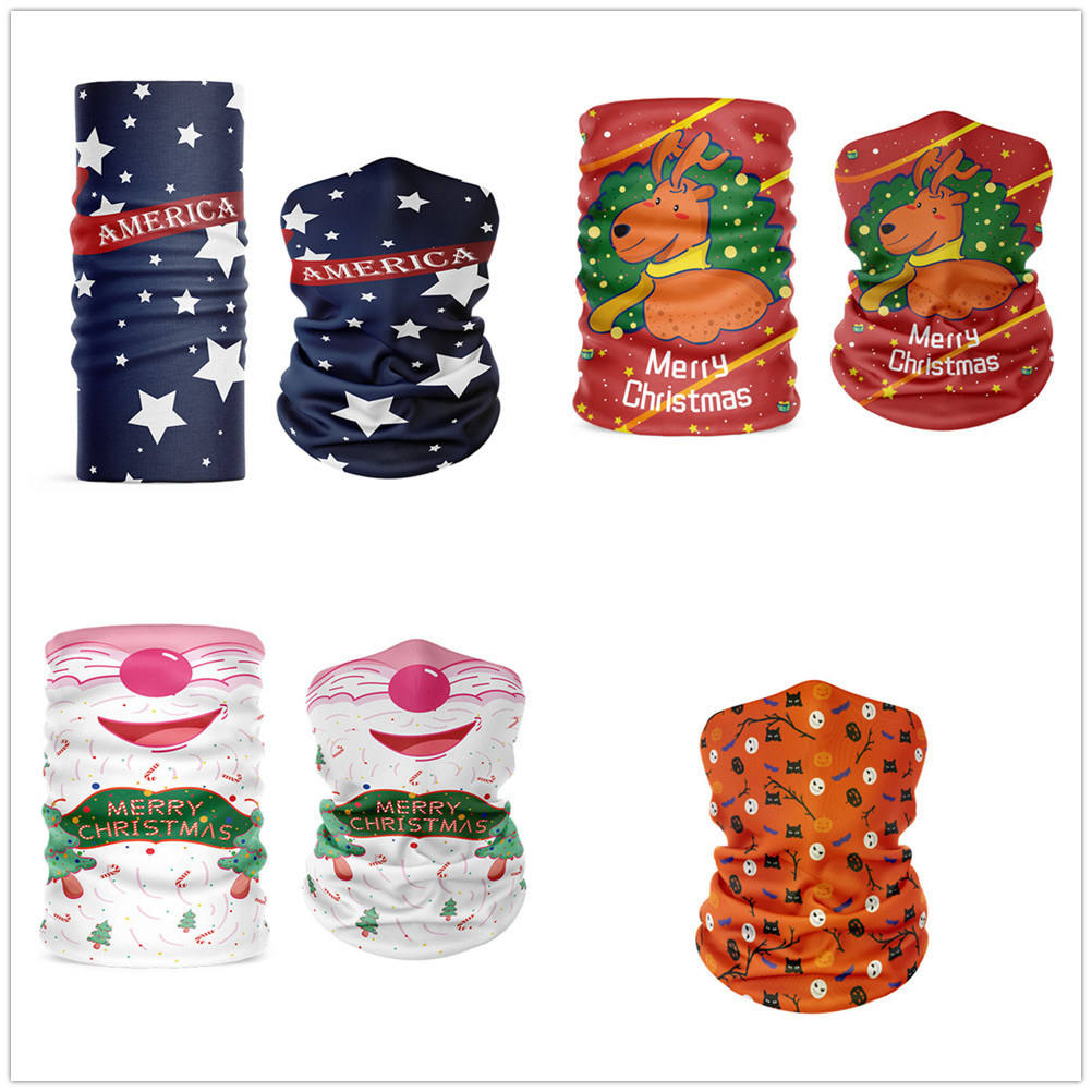 Multifunctional Microfiber Seamless Bandanas