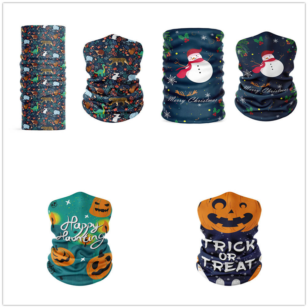 Multifunctional Microfiber Seamless Bandanas