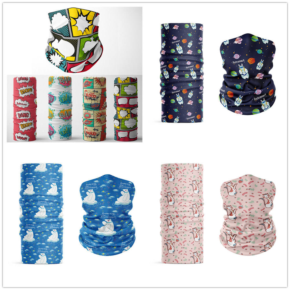 Multifunctional Microfiber Seamless Bandanas