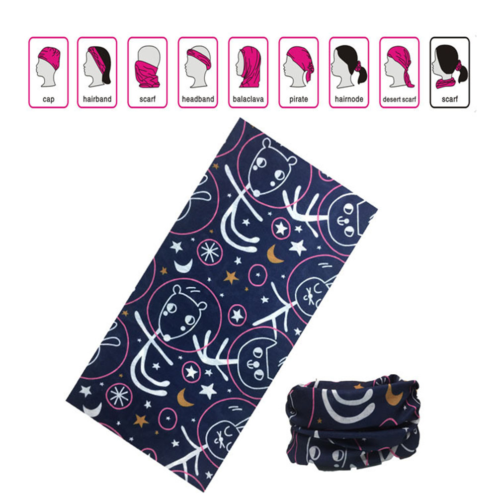 Multifunctional Microfiber Seamless Bandanas