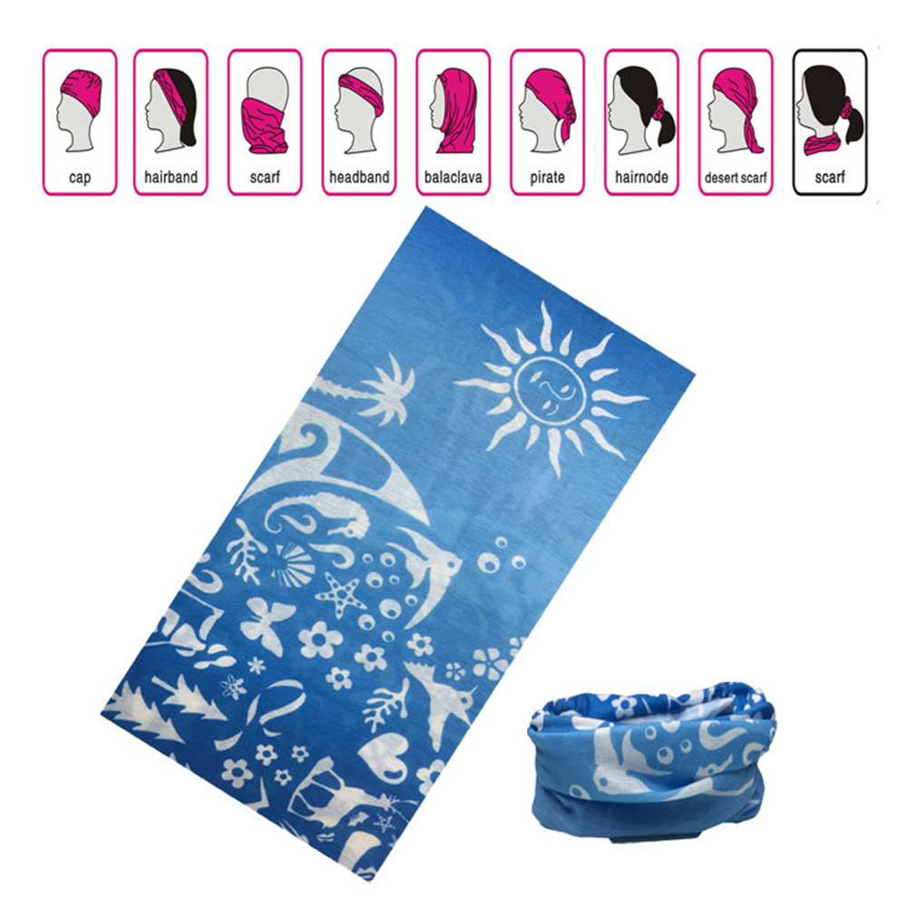 Multifunctional Microfiber Seamless Bandanas