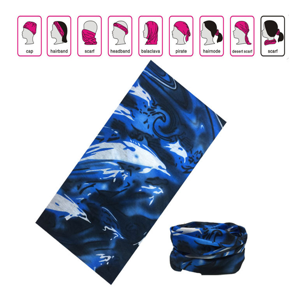 Multifunctional Microfiber Seamless Bandanas