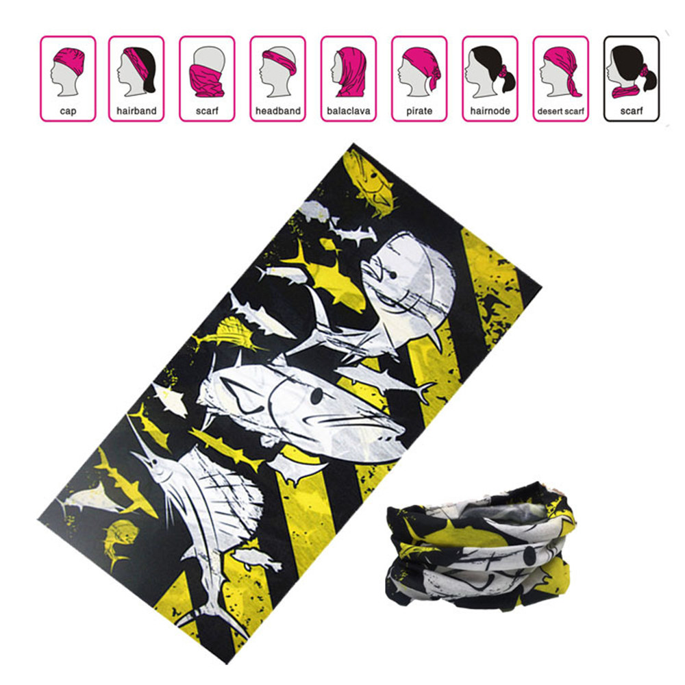 Multifunctional Microfiber Seamless Bandanas