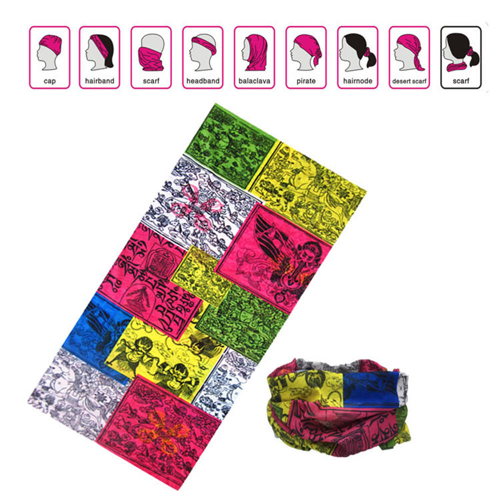 Multifunctional Microfiber Seamless Bandanas