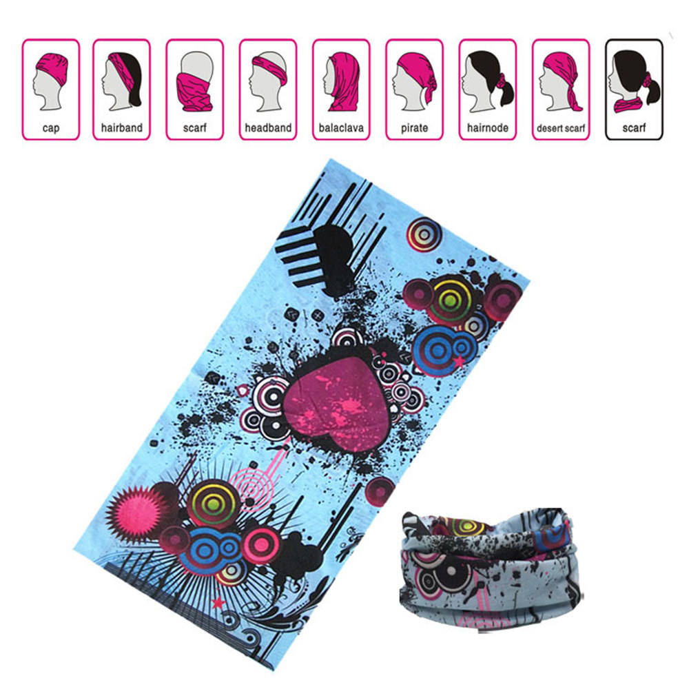 Multifunctional Microfiber Seamless Bandanas