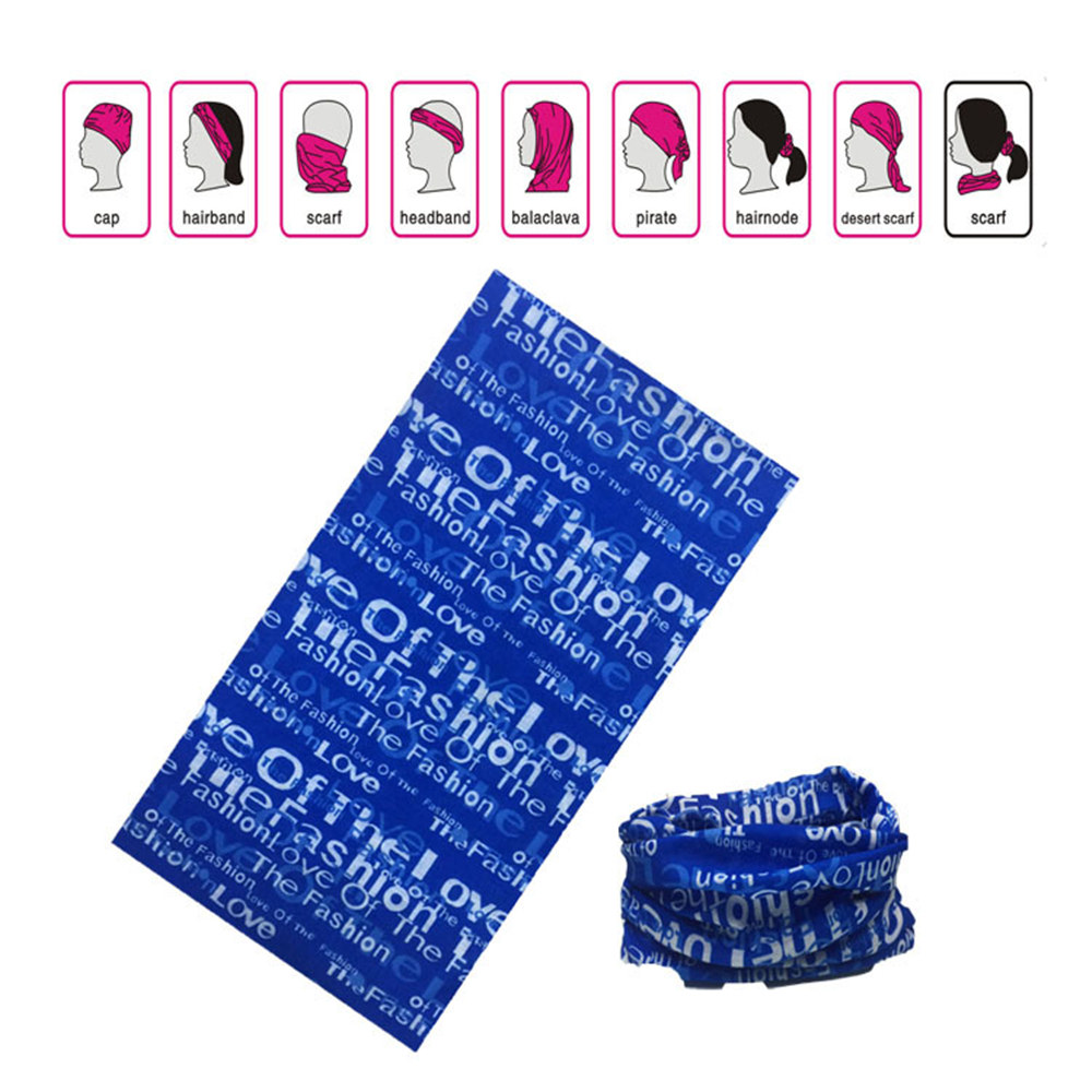 Multifunctional Microfiber Seamless Bandanas