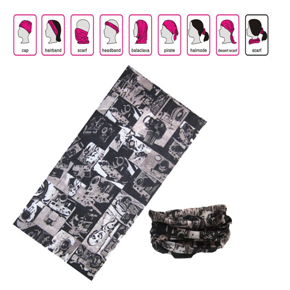 Multifunctional Microfiber Seamless Bandanas