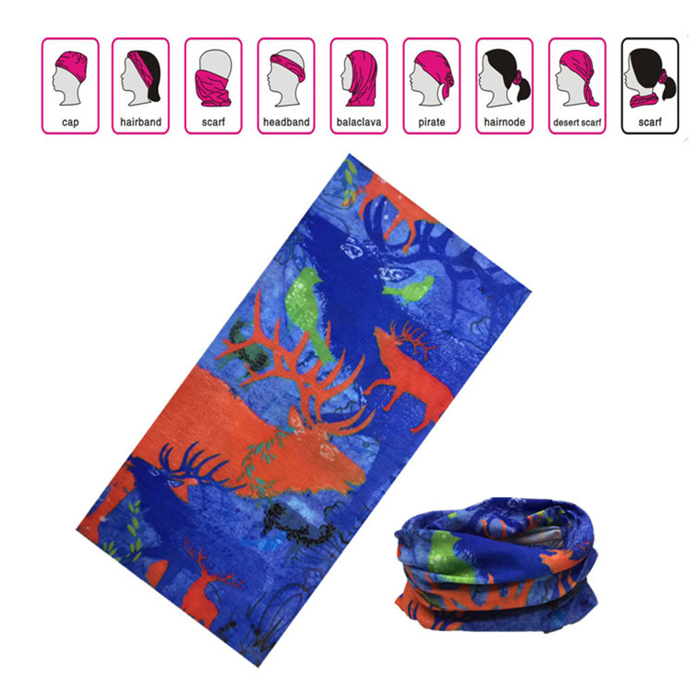 Multifunctional Microfiber Seamless Bandanas