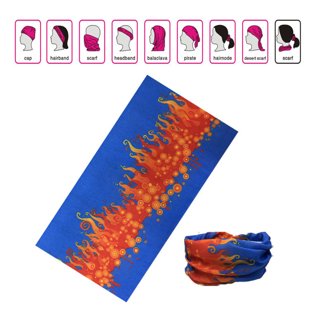 Multifunctional Microfiber Seamless Bandanas
