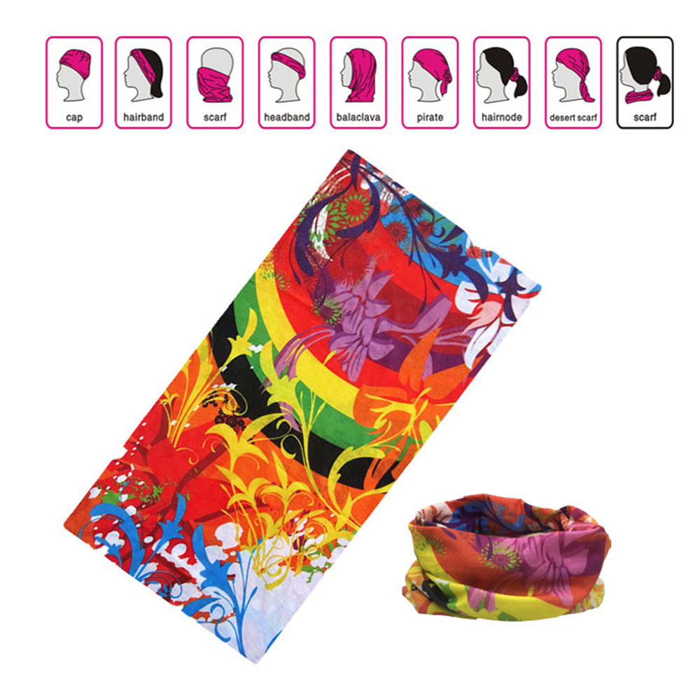 Multifunctional Microfiber Seamless Bandanas