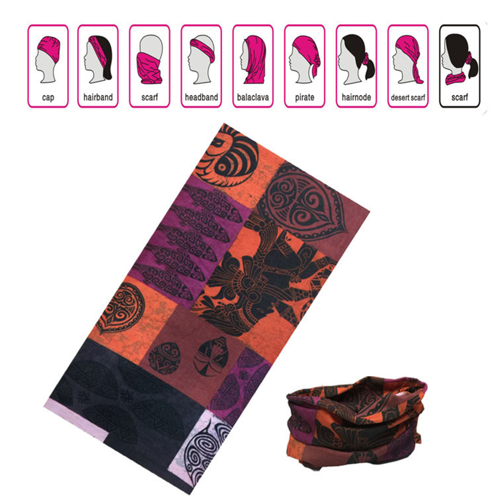 Multifunctional Microfiber Seamless Bandanas