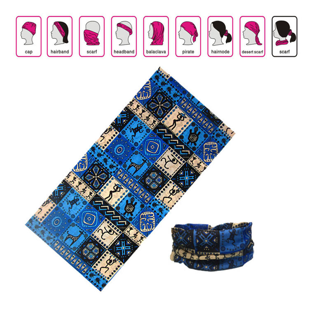 Multifunctional Microfiber Seamless Bandanas